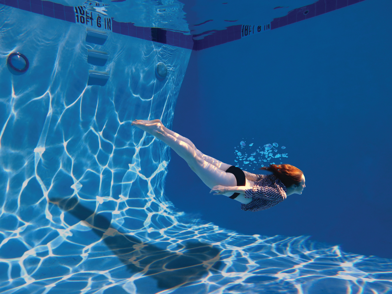 Fabric swimming