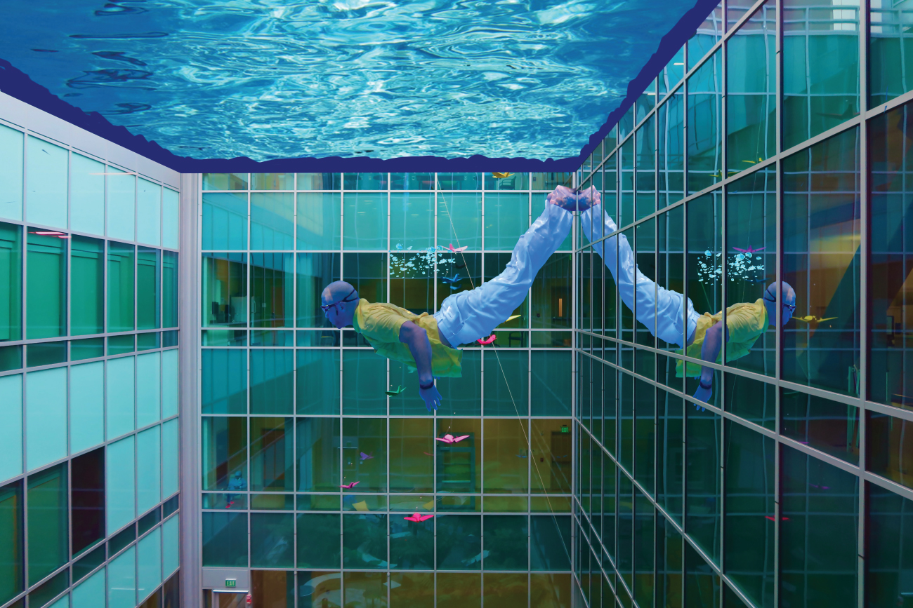 Fabric swimming