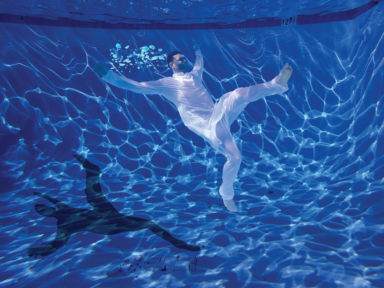 Fabric swimming