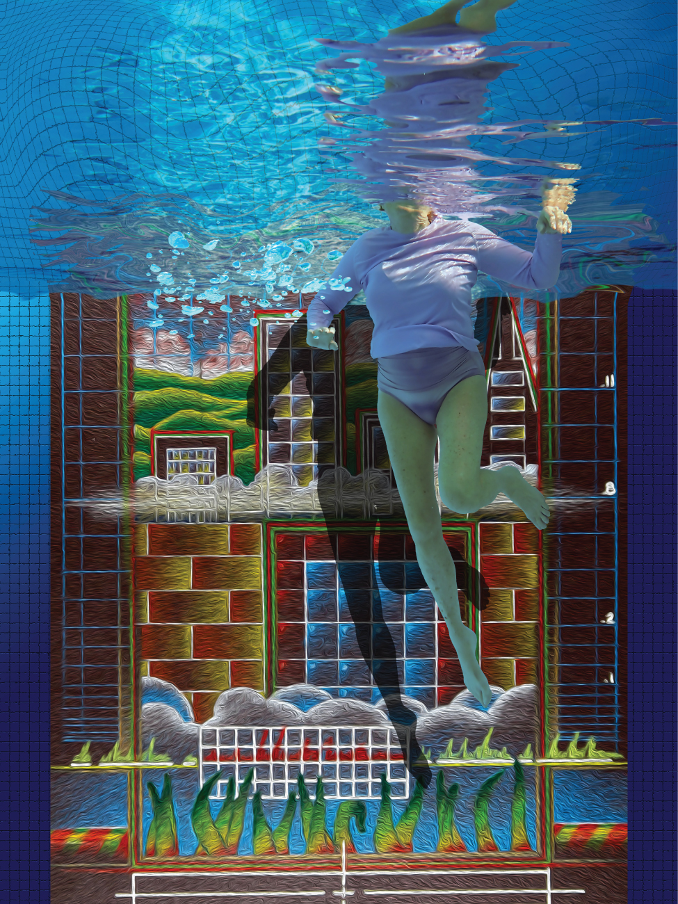 Fabric swimming