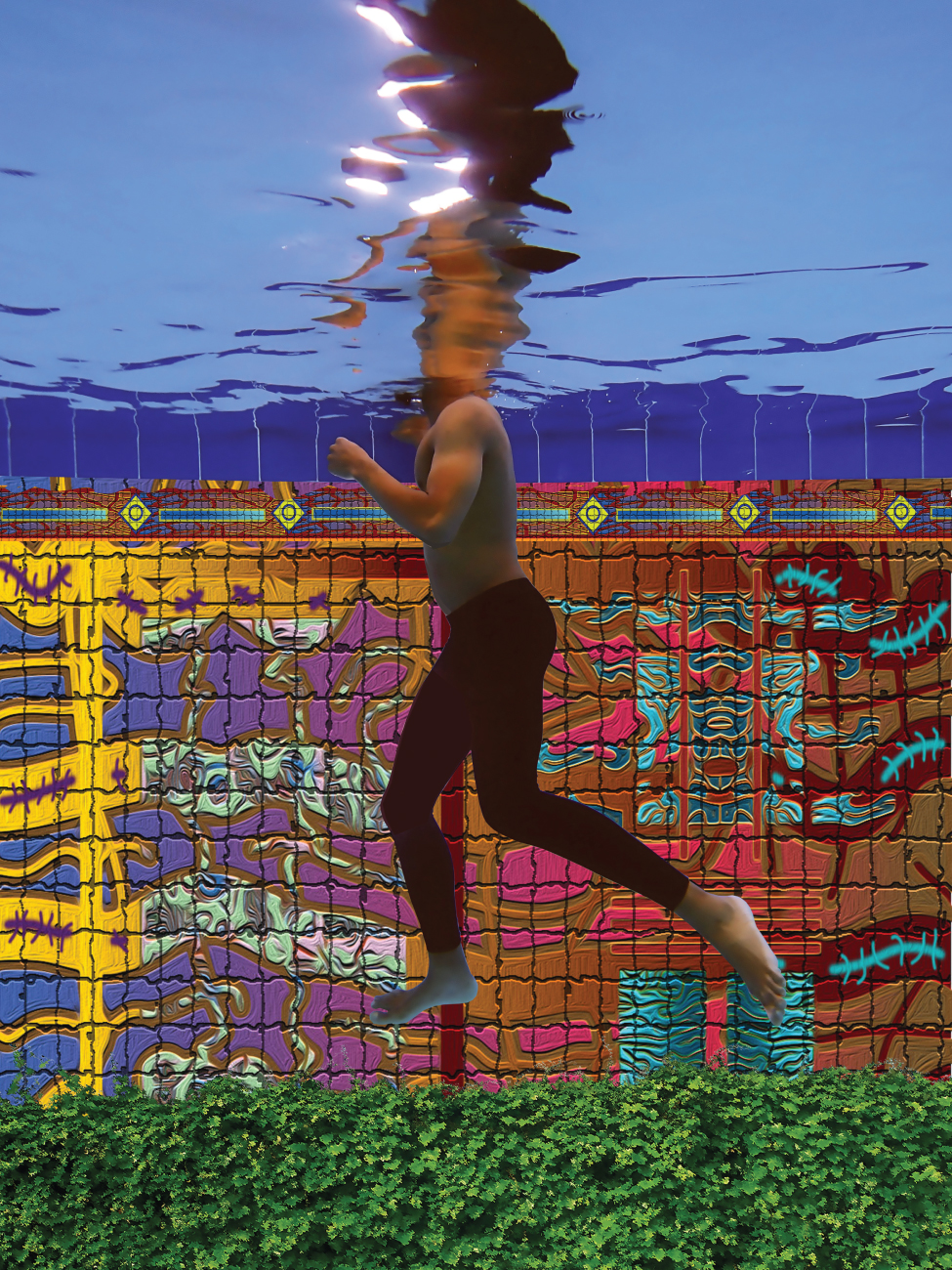 Fabric swimming