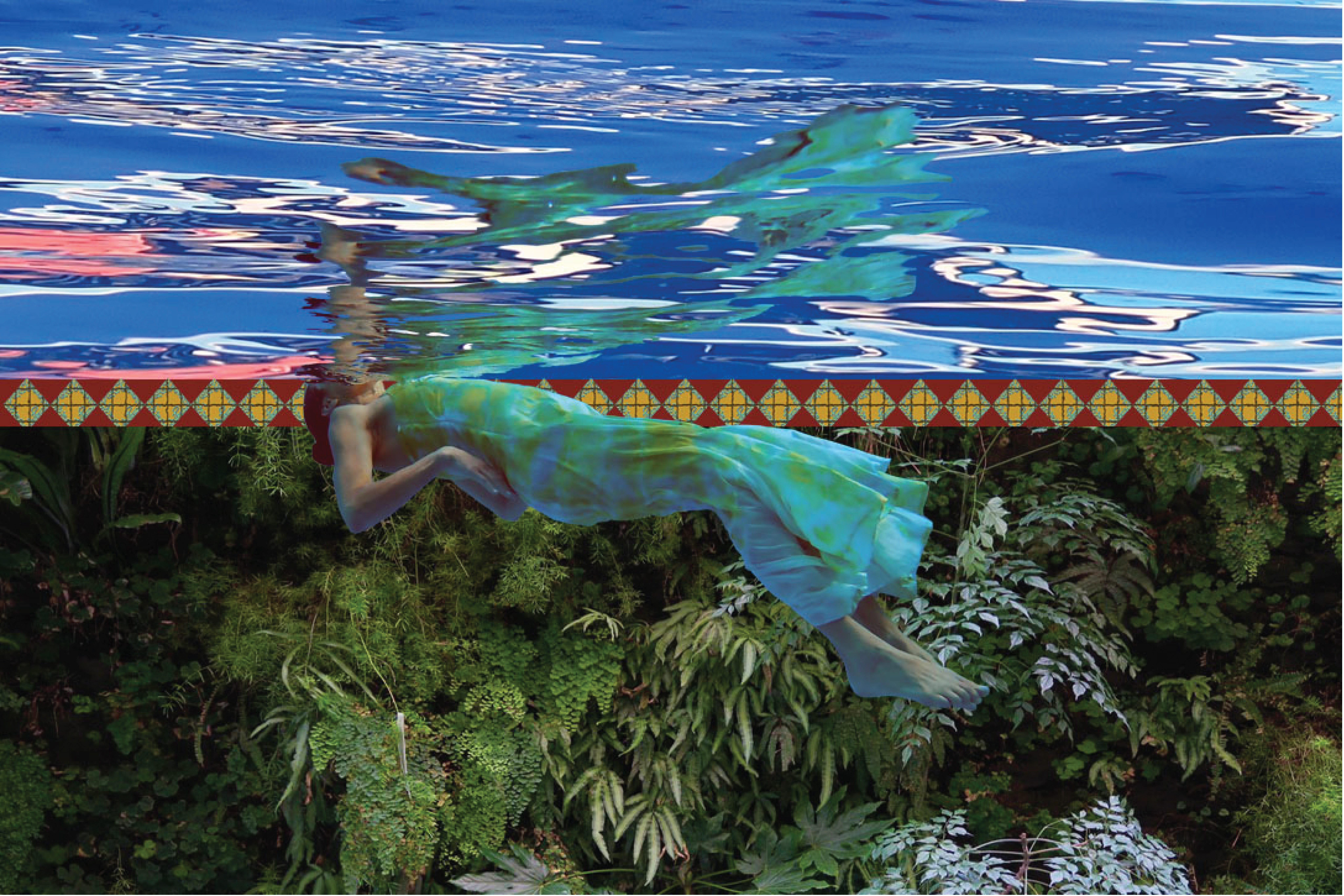 Fabric swimming