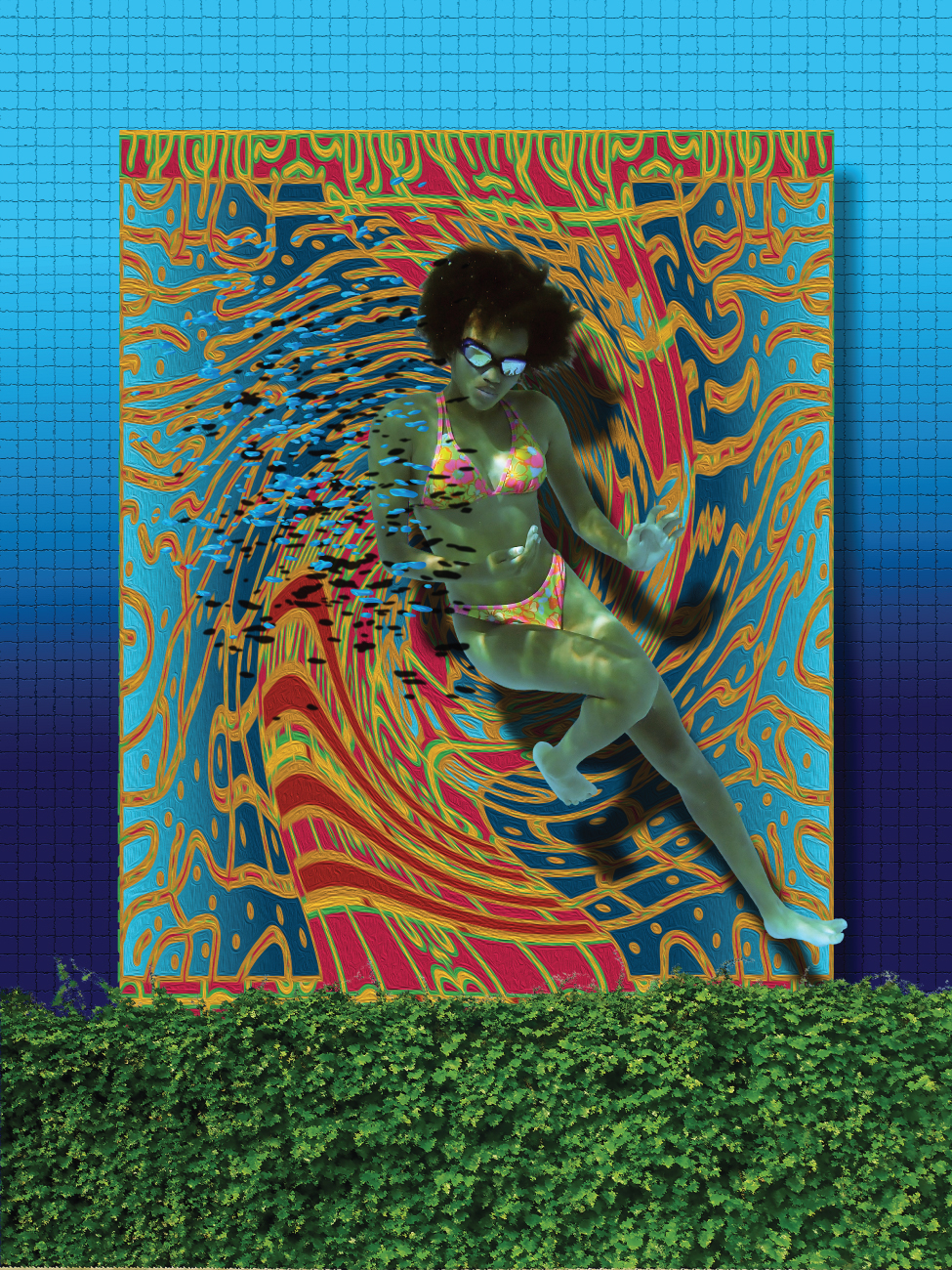Fabric swimming