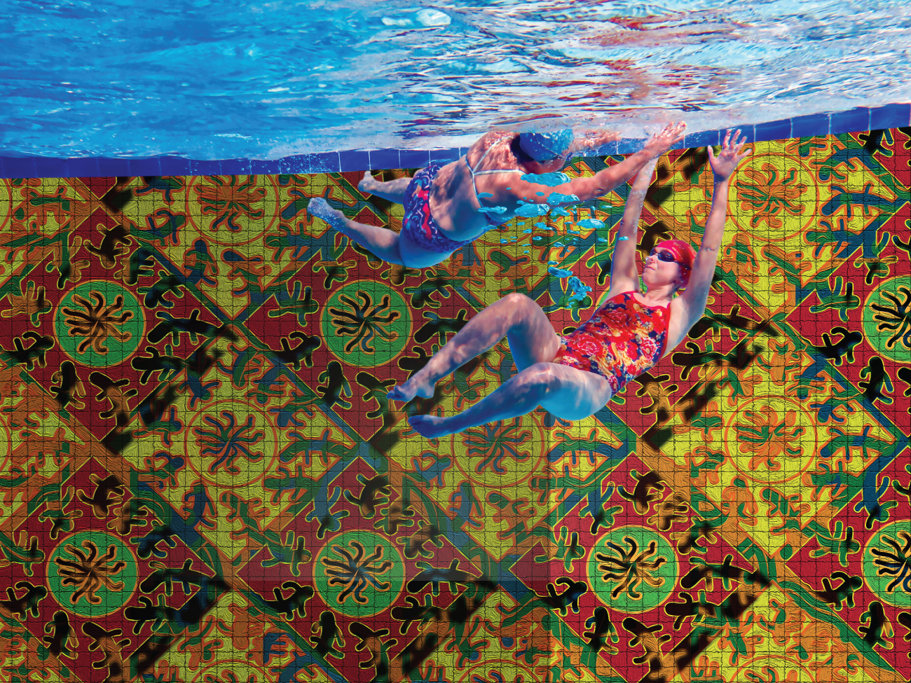 Fabric swimming